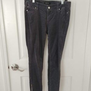 Skinny White House Black Market velvet pants
